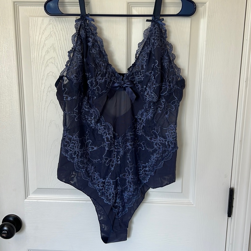 3XL Blue Lace Lingerie